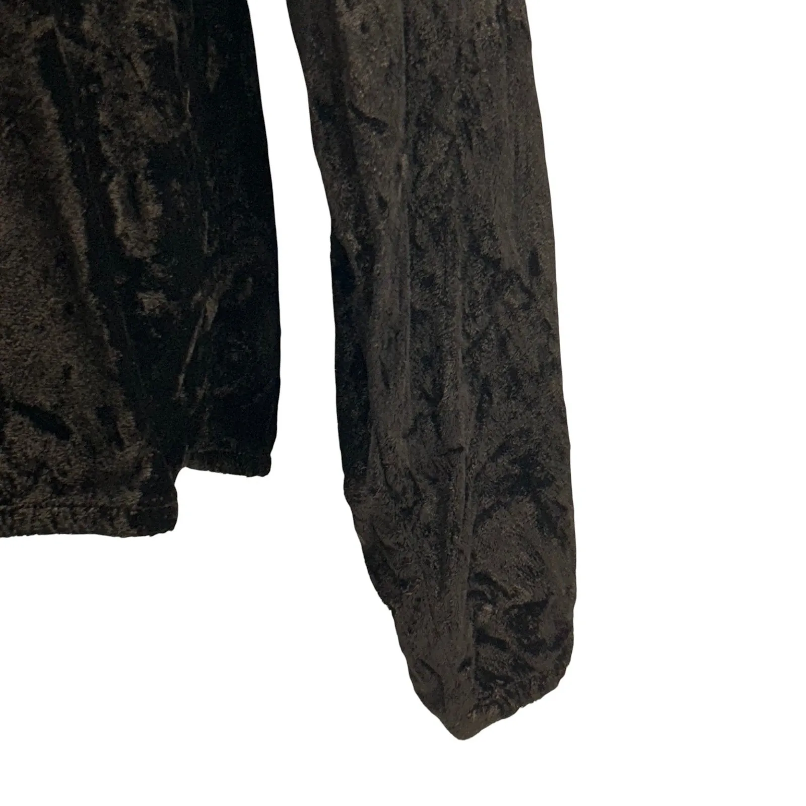 CP SHADES Crushed Velvet Top Black Large - Image 5