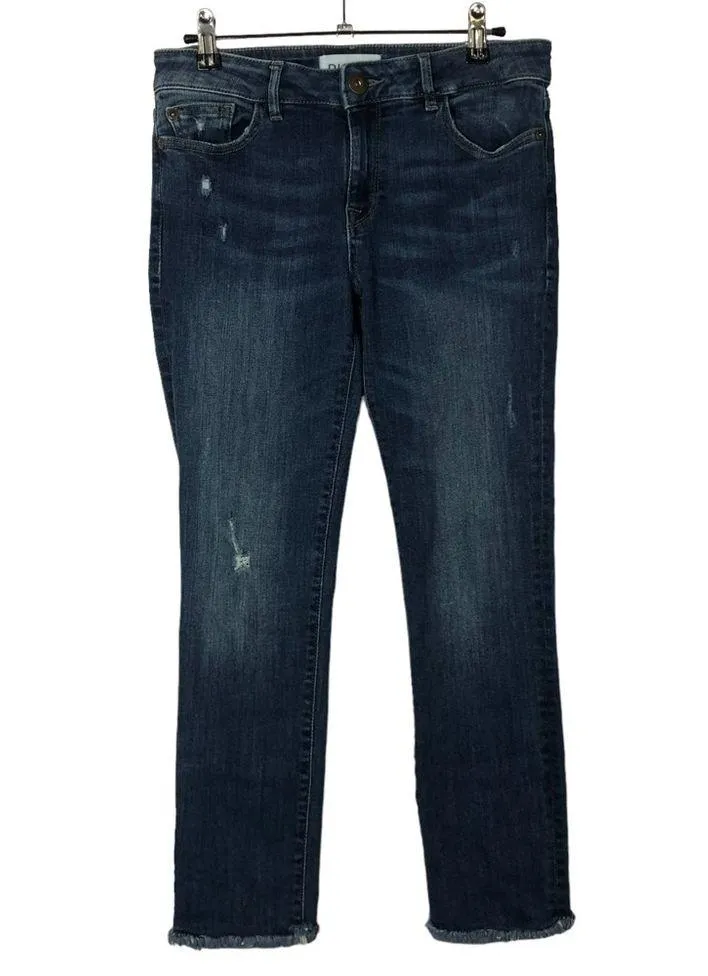 DL1961 Mara Instasculpt Straight Leg Dark Wash Jeans 28 - Image 2