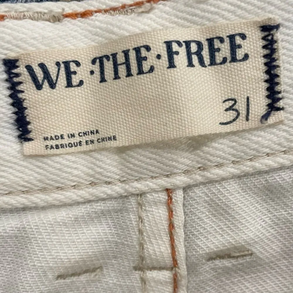 Free People Ivy Mid Rise Short in Crystal Clear Women’s Sz 31 - Image 6