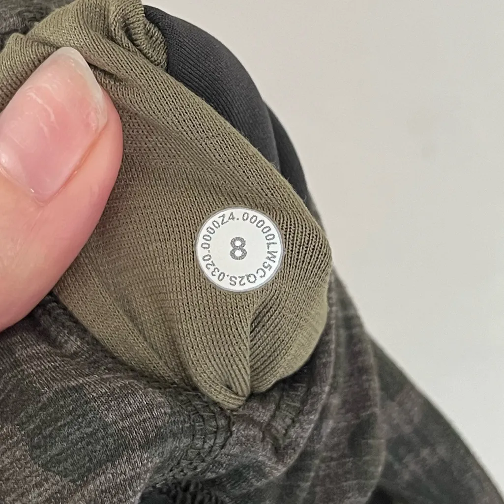 Lululemon  Wunder Train High Rise Tights Leggings Heathered Bronze Green Olive - Image 6