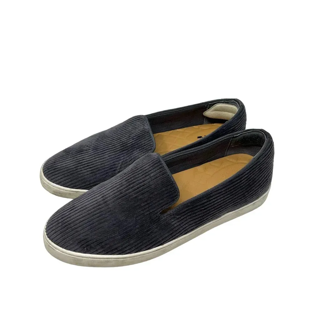 Birdies The Swift Sneakers in Charcoal Gray Corduroy Size 8 - Image 2