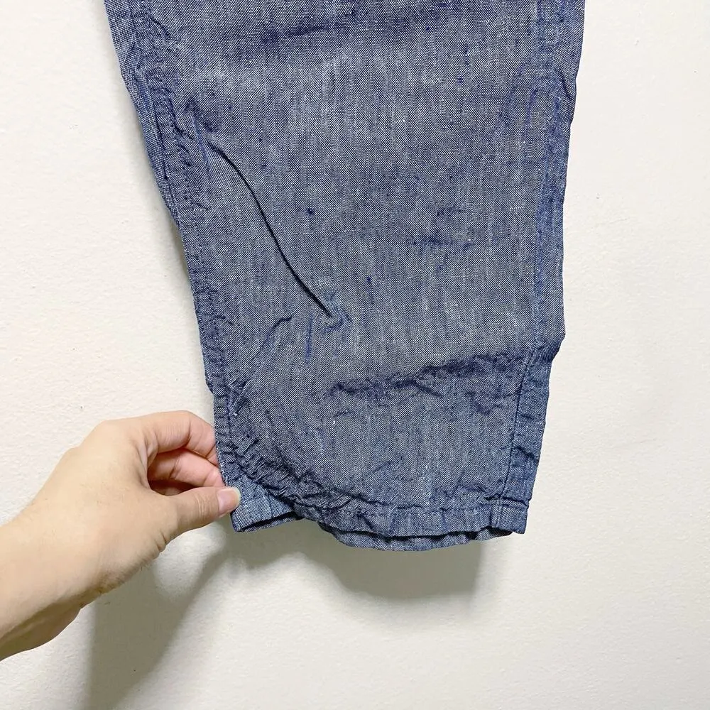 J. Jill Blue Linen Pants - Image 2