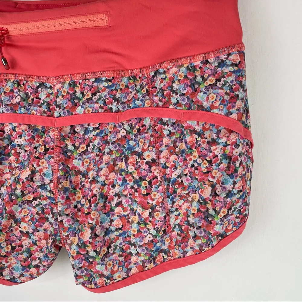 Lululemon Speed Shorts Sz 2 Prism Petal Floral Multicolor Athletic Shorts - Image 7