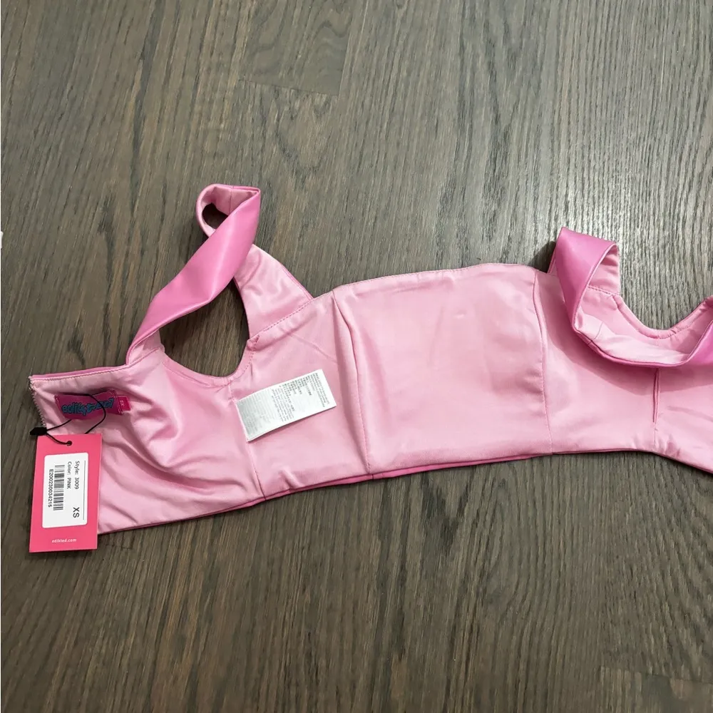 Edikted leather pink top - Image 6