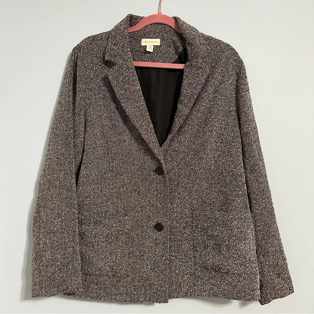 Appleseed’s Button Down Blazer 18 Black - Image 3