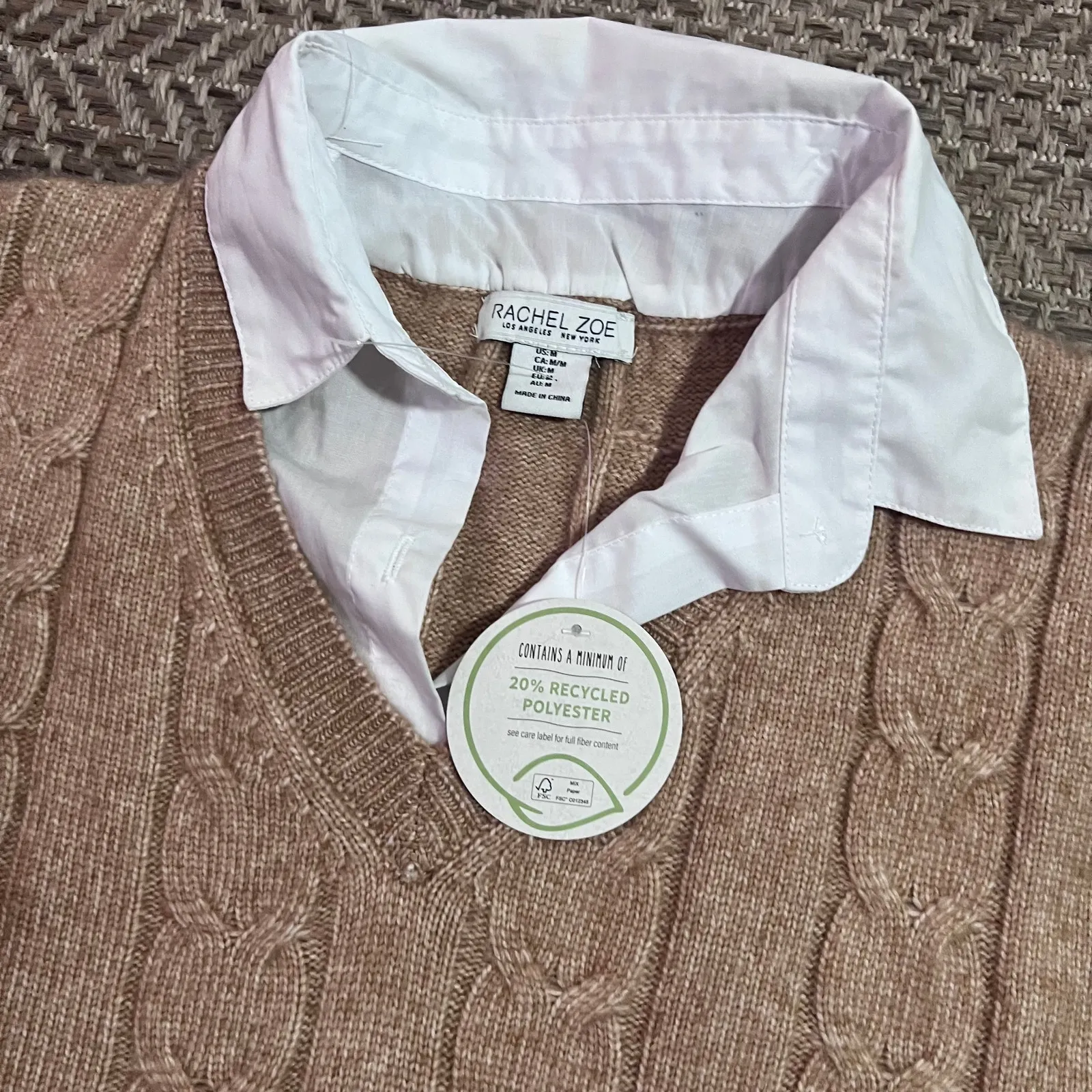 RACHEL ZOE Shirt Sz M - Image 2