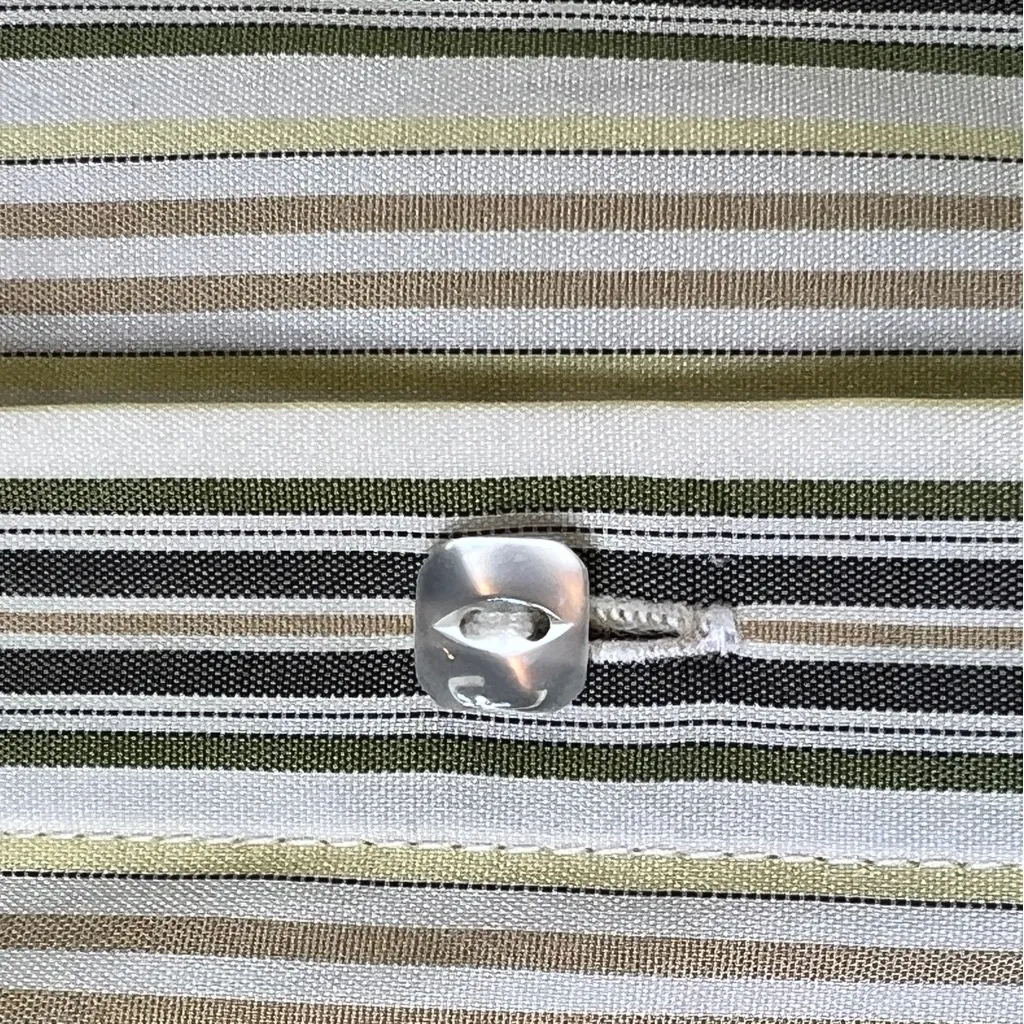 Avenue Stretch 30/32 Button Front Long Sleeve Striped Shirt - Image 5