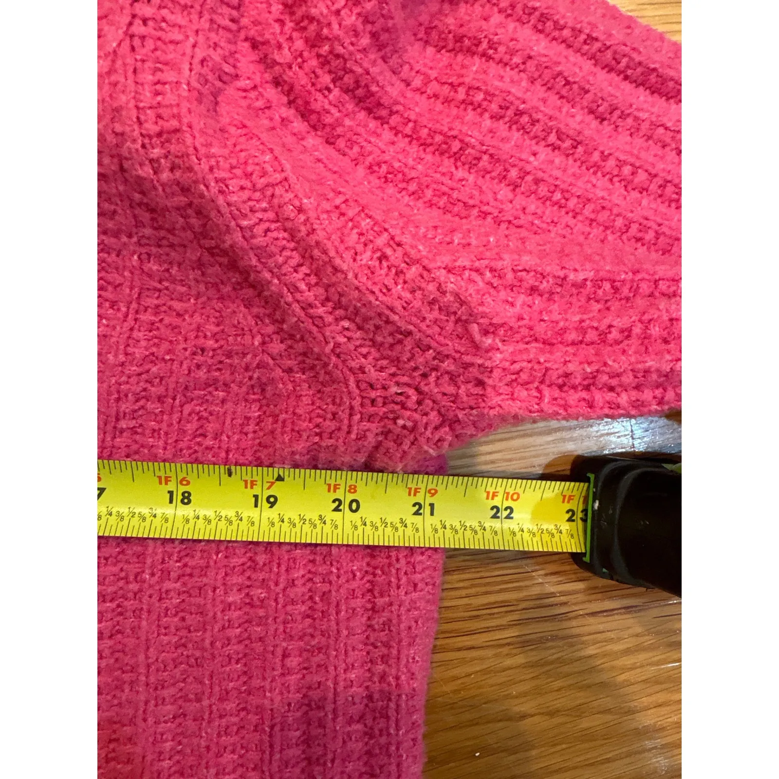 Universal Thread Pink Knit Turtleneck Cropped Sweater Women's Size Medium - Image 5