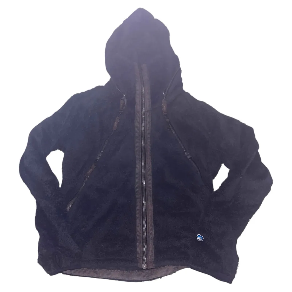 KÜHL Women's Flight Jacket Sherpa Fleece with Stowaway Hood - Image 2