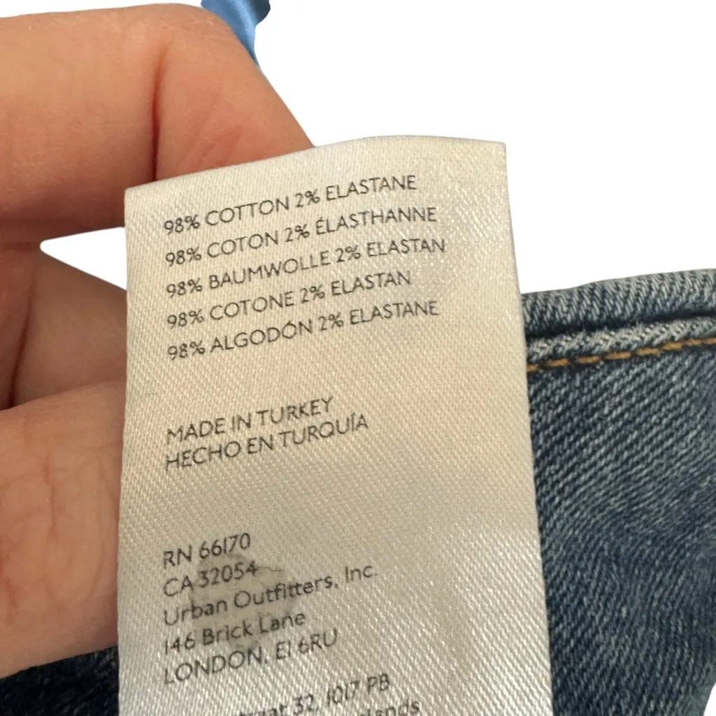 Pilcro x Anthropologie - The Skipper Cropped High Rise Wide Leg Jeans Sz 28 - Image 7