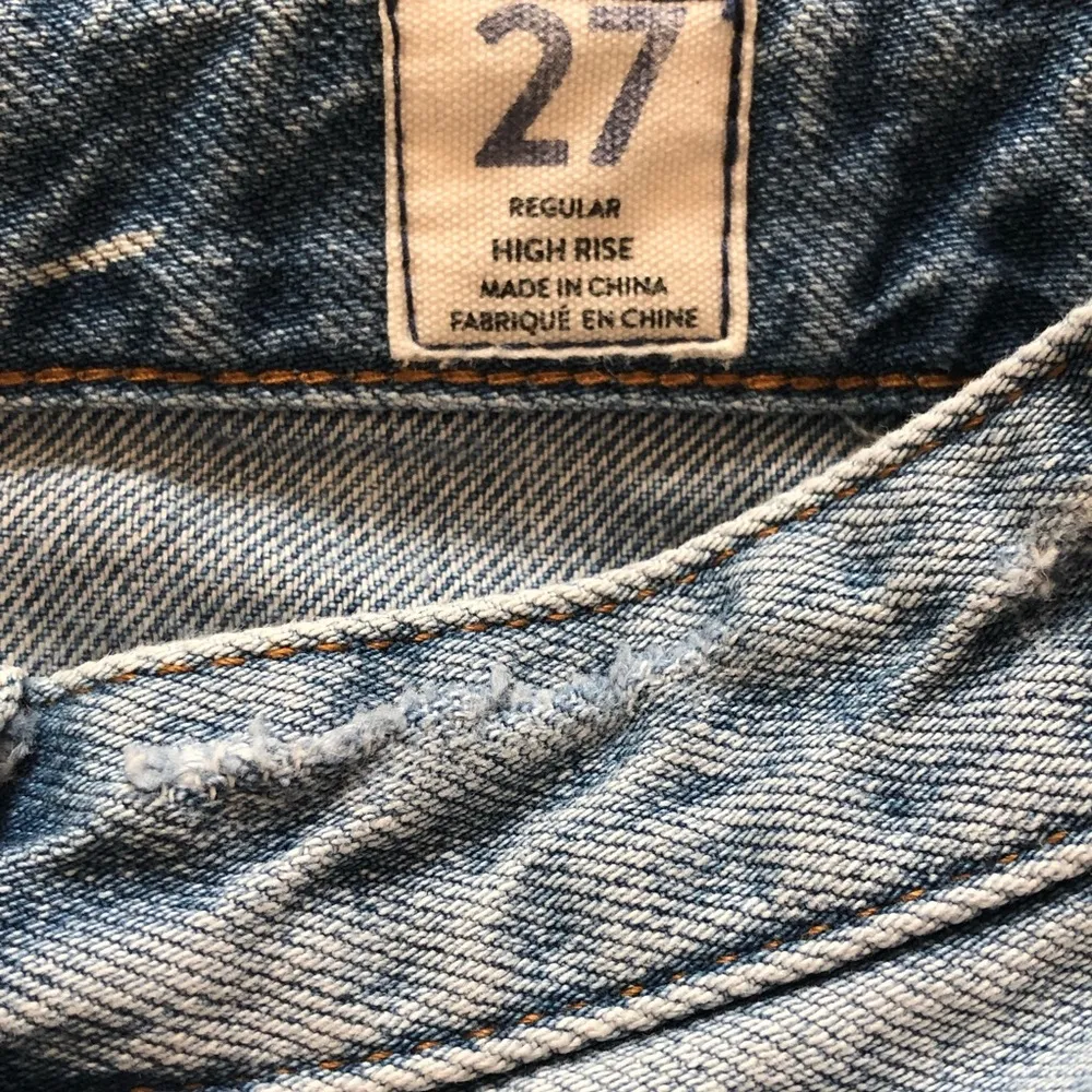 Free People High Rise Straight Leg Cropped Jeans Size 27 - Image 9