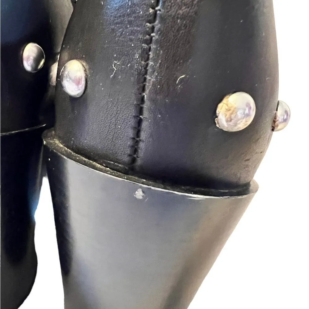 Nasty Gal Charlie Black Studded Bootie - Image 7