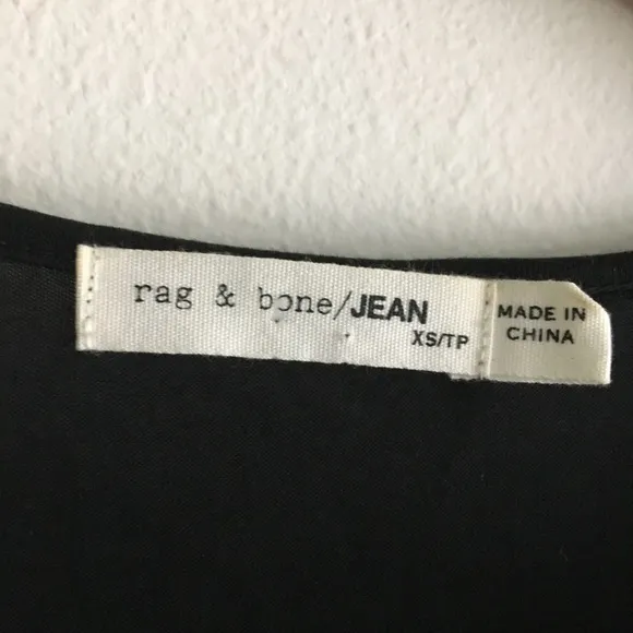 rag &‎ bone Jean cold shoulder blouse Top - Image 3