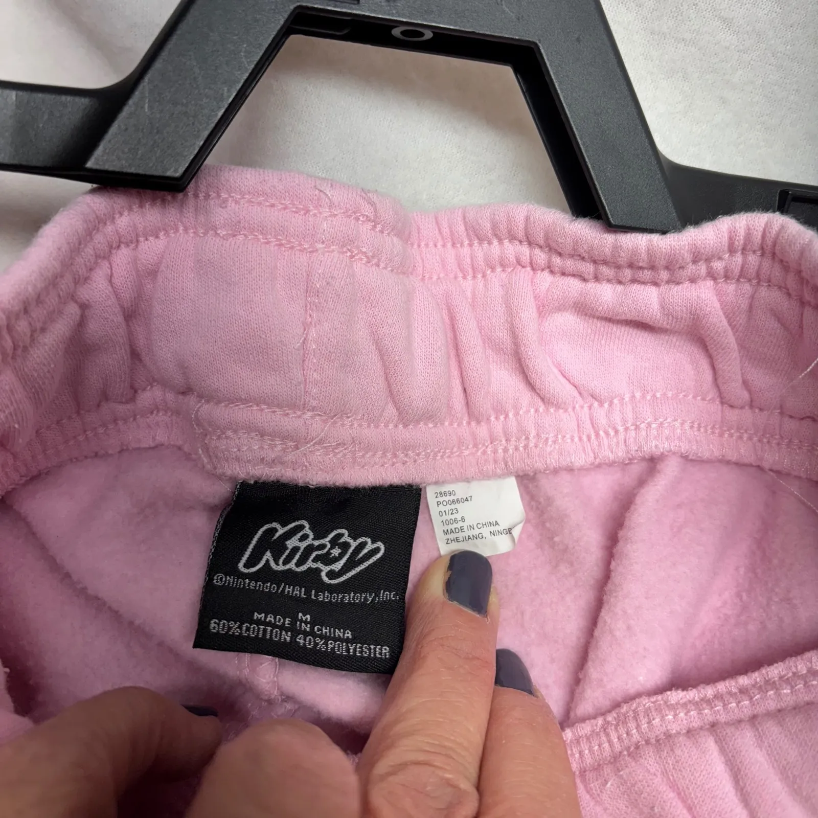 Pink Kirby & Planet Sweat Shorts Size M Nintendo Gaming Cute Kawaii Summer Size M - Image 9