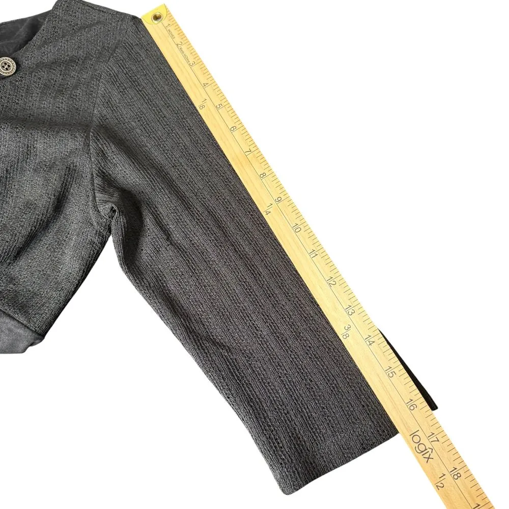 La Moda Black Keyhole Tunic Dress Size L XL Sharkbite Hem Whimsigoth‎ Flowy Size L - Image 10