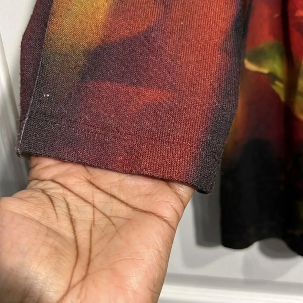 Christopher & Banks cardigan w/ metal dot detailing. Size Medium. Multicolored - Image 4