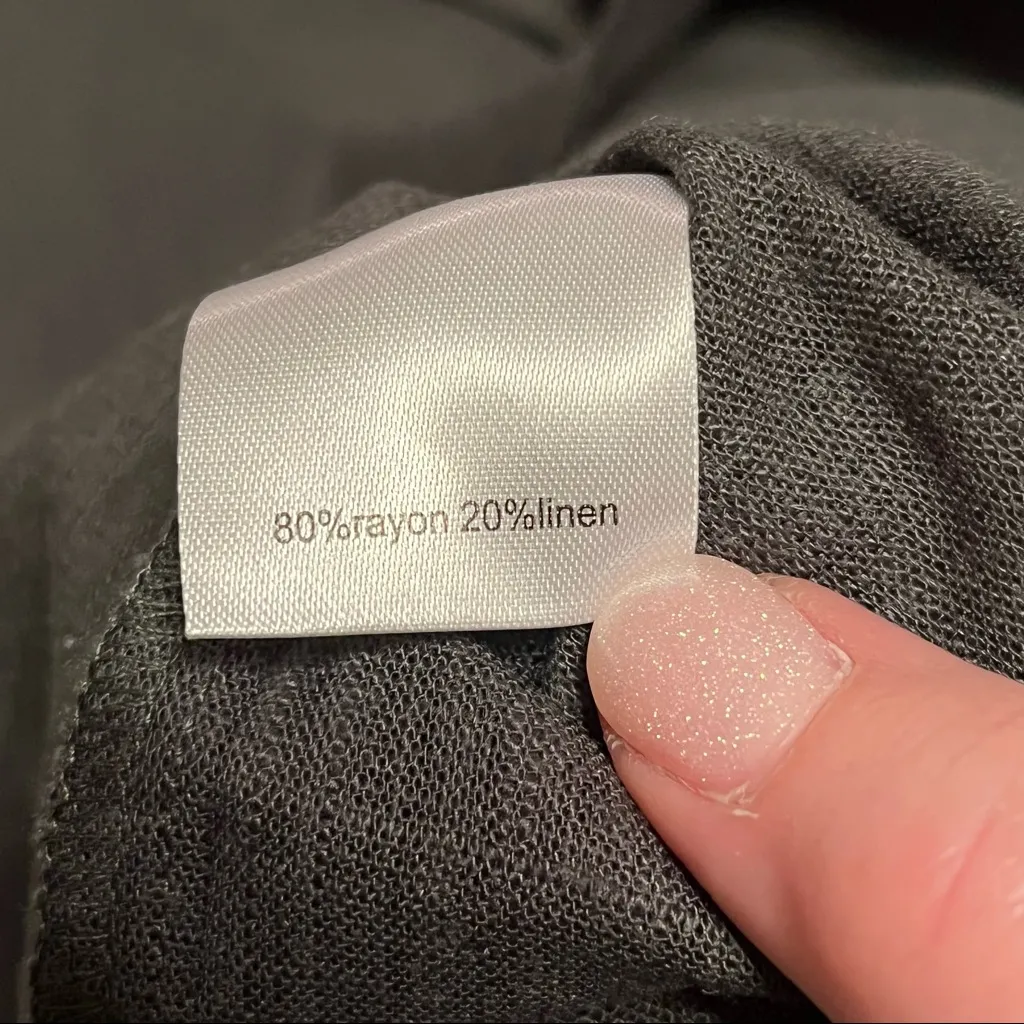 C. Wonder Women SZ Large Green Linen‎ Blend Sleeveless Top Blouse Coastal NEW - Image 4