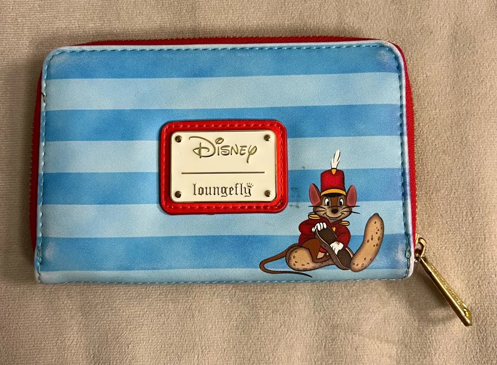 ✨ Disney x Loungefly Dumbo Zip-Around Wallet | Circus Print | Blue ✨ - Image 1