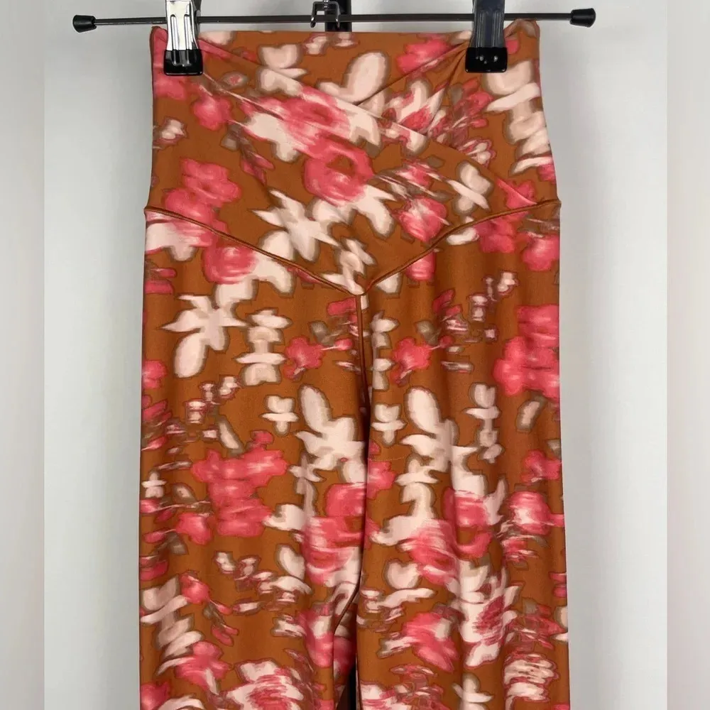 OFFLINE By Aerie Brown Pink Real Me High‎ Waisted Crossover 7/8 Long Legging - Image 2