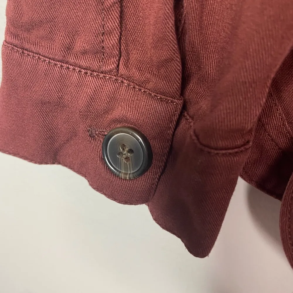 Full Tilt Burgundy Utility Jacket Women’s Small - Image 7