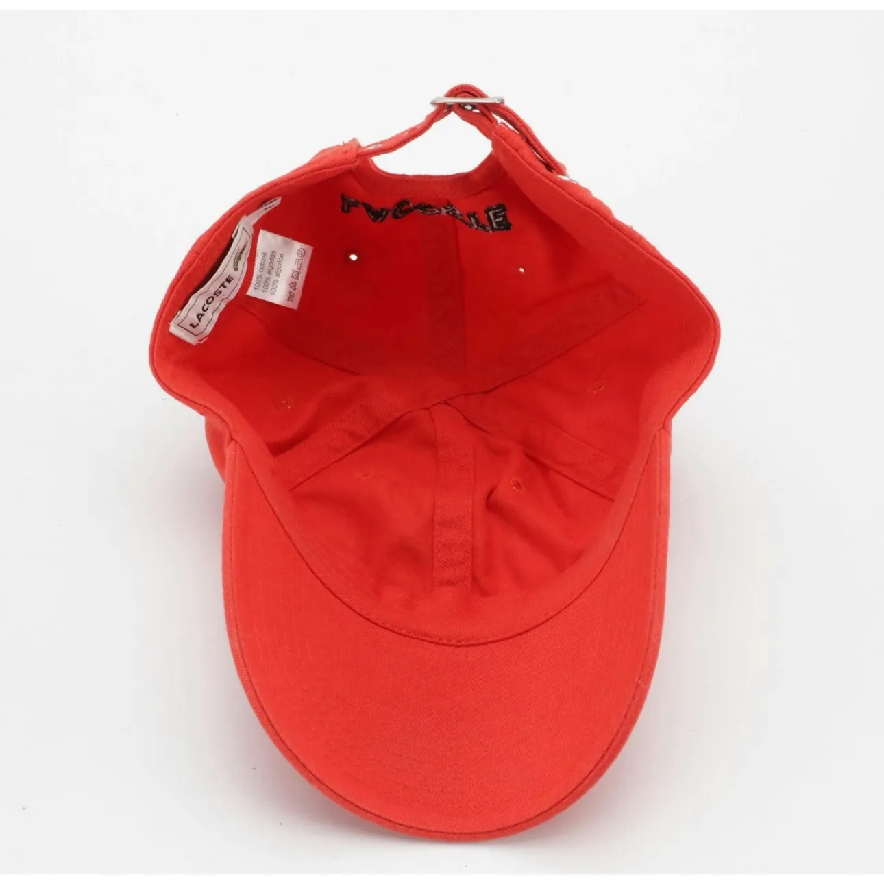 Lacoste IZOD Women’s Red Ballcap - Image 4