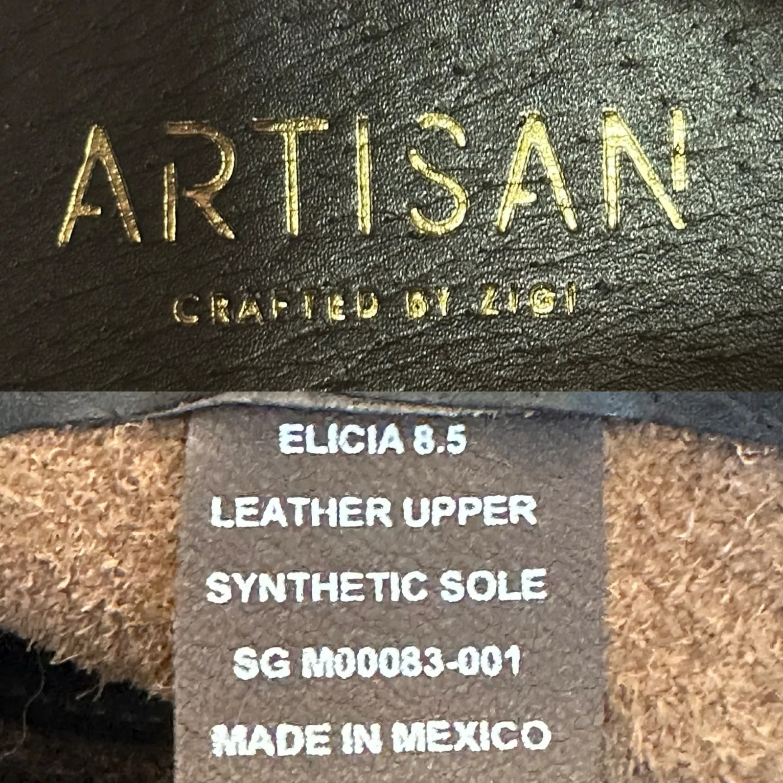 Artisan Zigi Elicia Brown Leather Moto Buckle Ankle Boots Biker Motorcycle Boho - Image 8