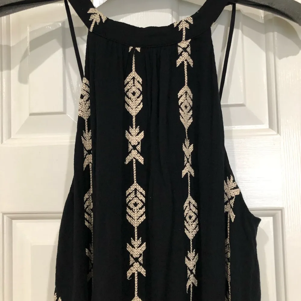 Impeccable Pig Black Embroidered Top S - Image 3