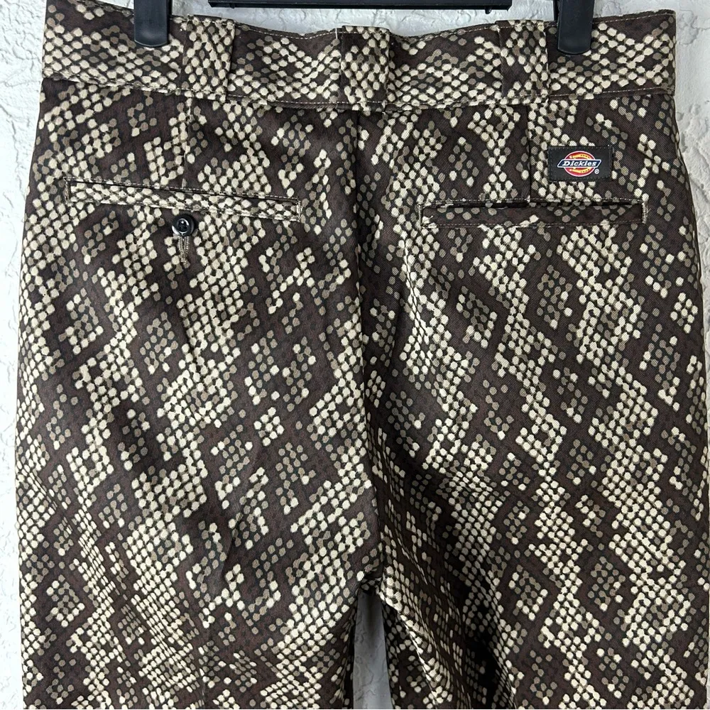 Dickies | Camden Brown Snake Print Straight Leg Khaki Pants NWT Size 10 - Image 10