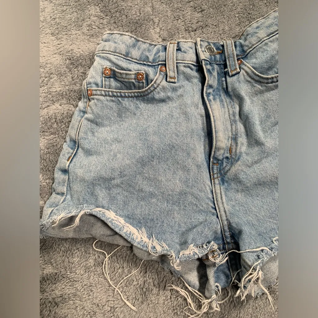 Weekday Rowe denim shorts 24 - Image 2