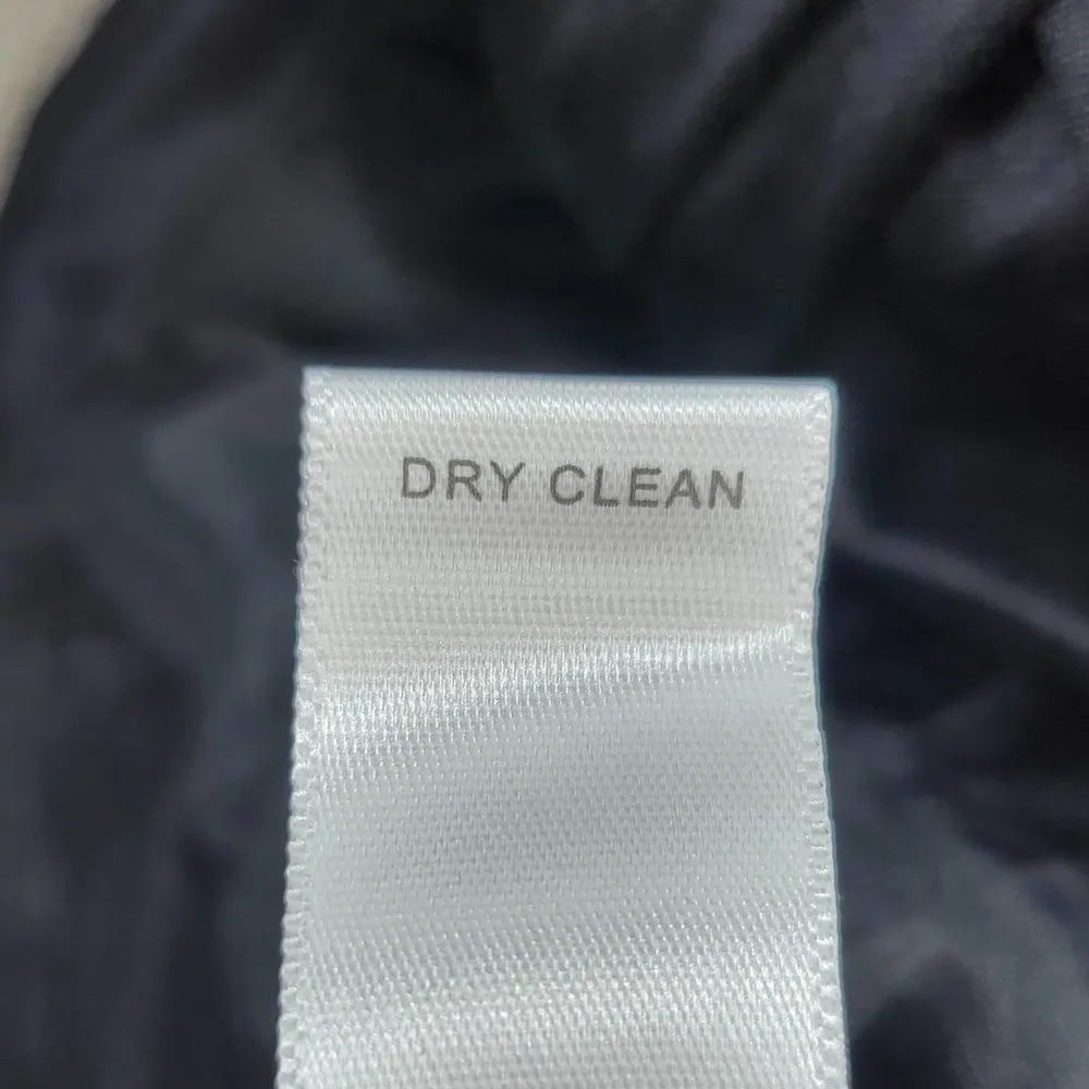 Banana Republic Womens Top Sz 8 Black Silk Strapless Ruched Velvet Sash Babydoll - Image 2