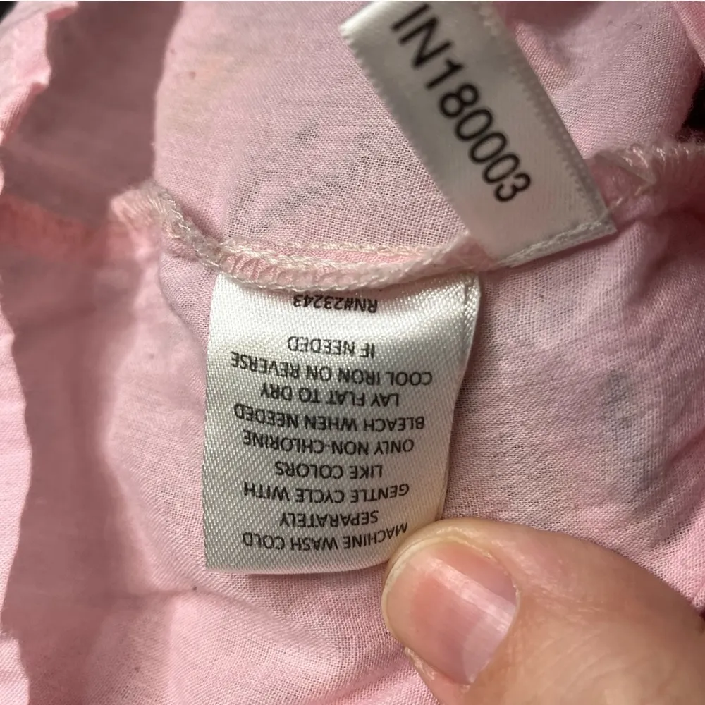 Happy‎ Nature 100% cotton dress with tropical bird & floral pattern size large Pink - Image 6