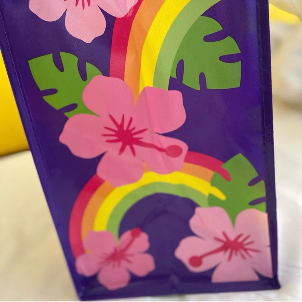 Hello Kitty ABC Stories Exclusive Hawaii Aloha State Reusable Tote Bag, Purple - Image 4