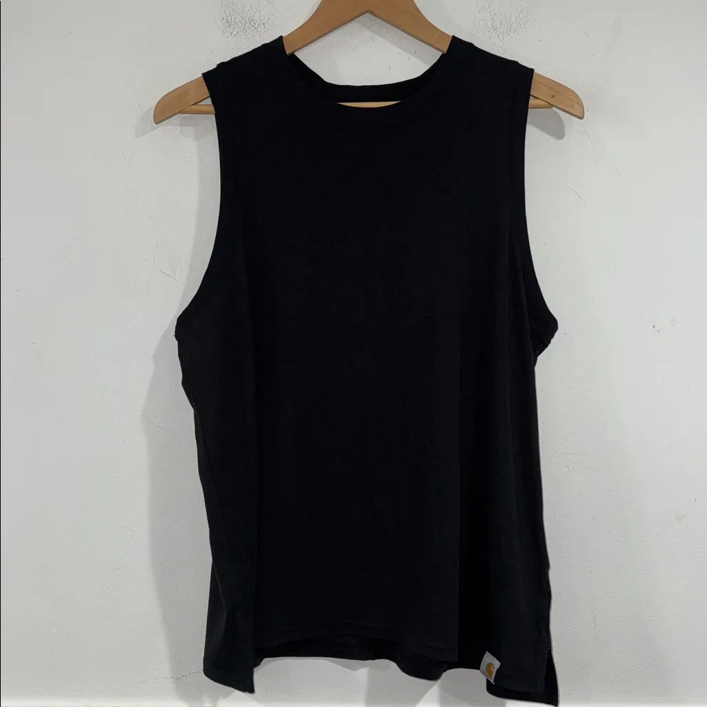 Carhartt shirt tank top black large relaxed fit sleeveless NEW - Image 2