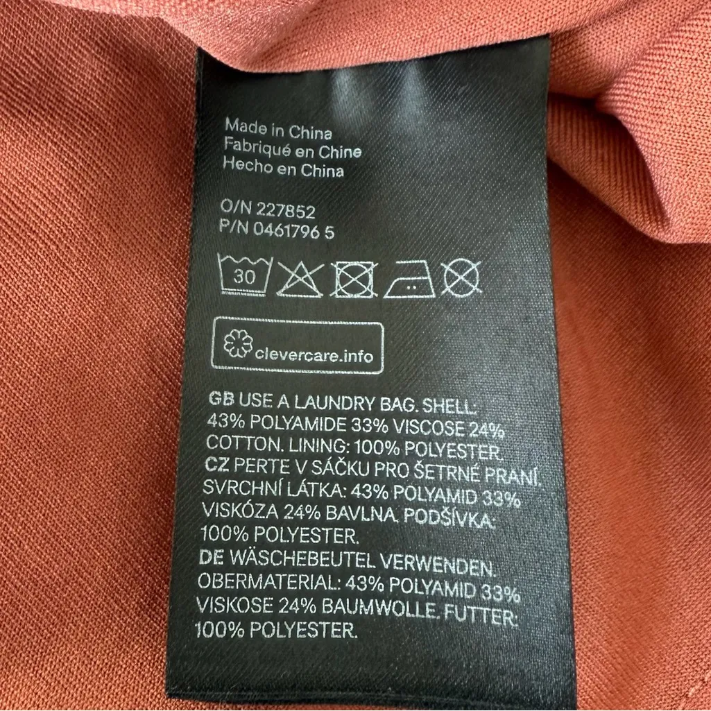 H&M Coral Layering Blouse Women’s Medium Dressy Top Office Wear Evening Party - Image 11