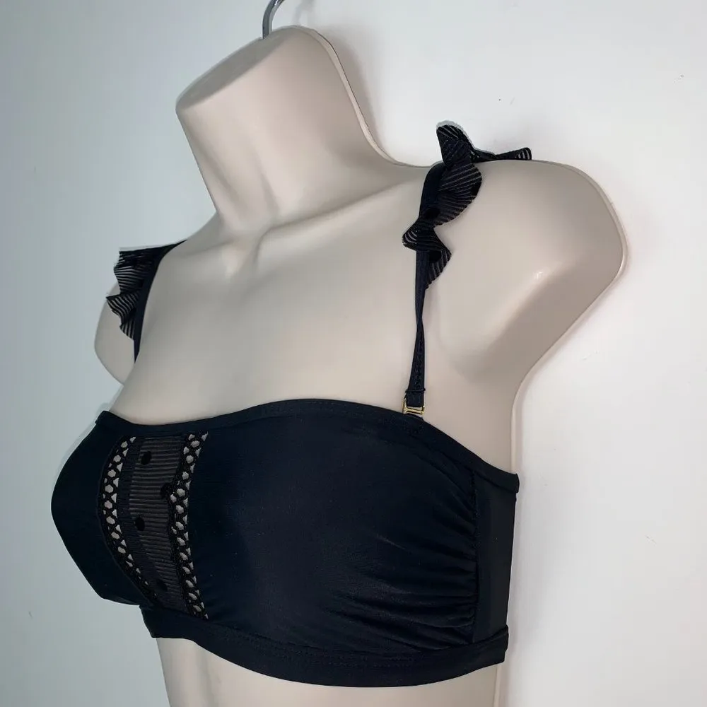 New Ella Moss Fashion Swimsuit Bikini Top Removable Straps Size M - Image 4