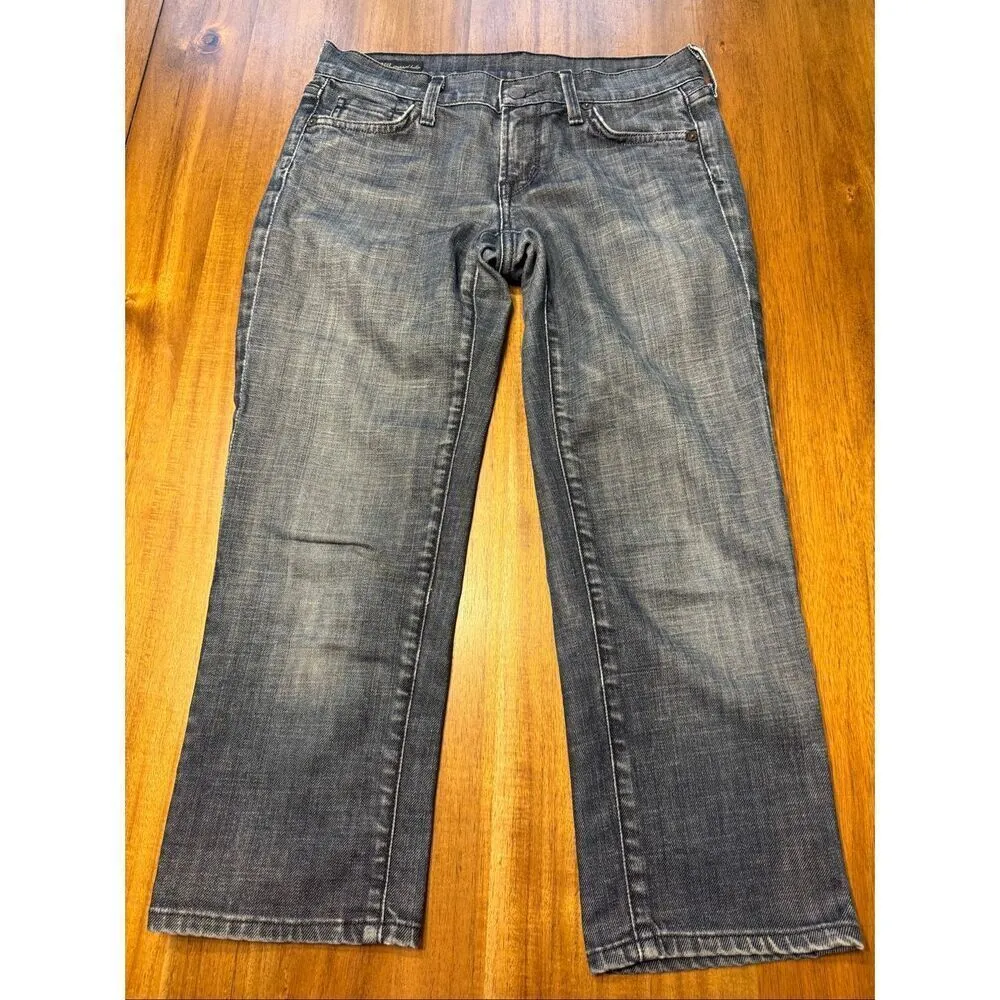 CITIZENS OF HUMANITY WIMBLEDON 254 STRETCH CROPPED KELLY-W26 - Image 3