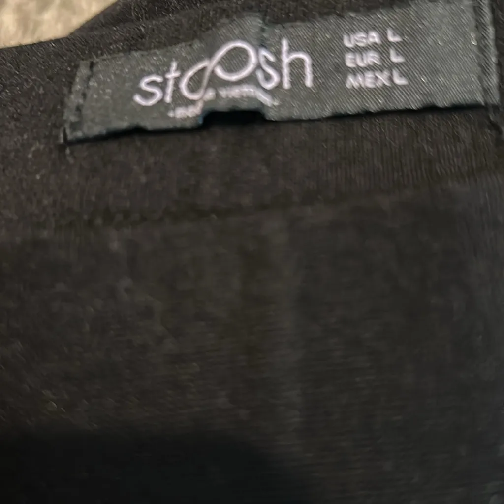 Stoosh  black pull on cropped pants - Image 4