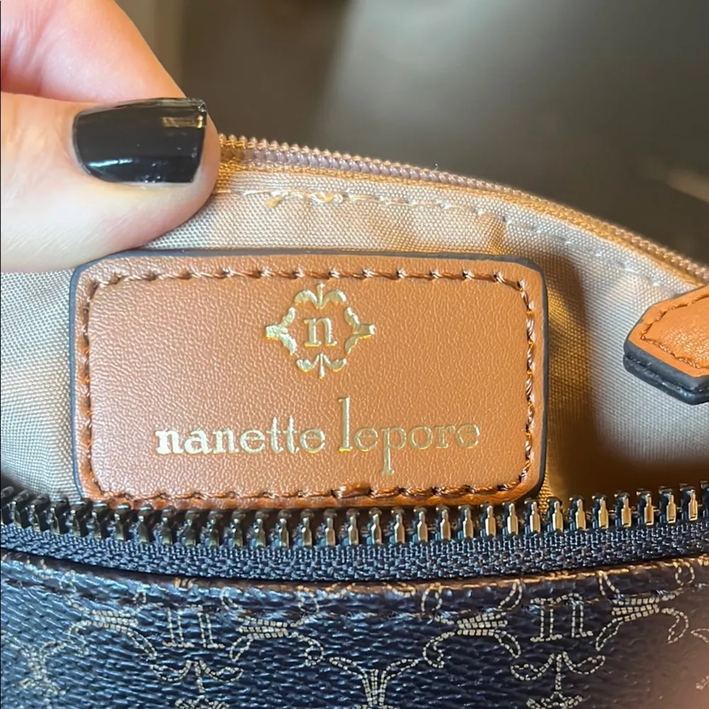 Nanette Lepore Black and Tan Women's Bag - Image 2