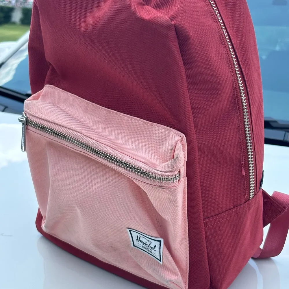 Herschel Red and Pink Backpack mini - Image 4