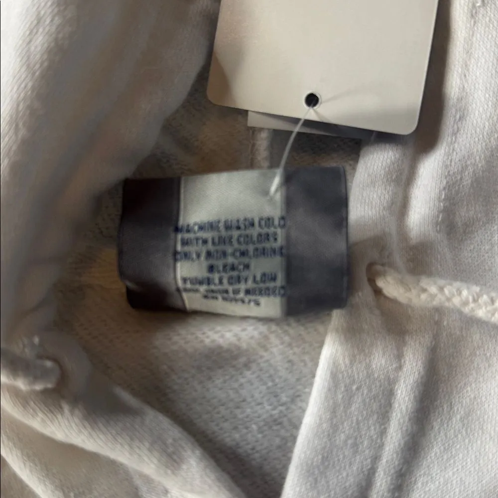 Women’s White Embroidered MIAMI College Hoodie Size M NEW - Image 13