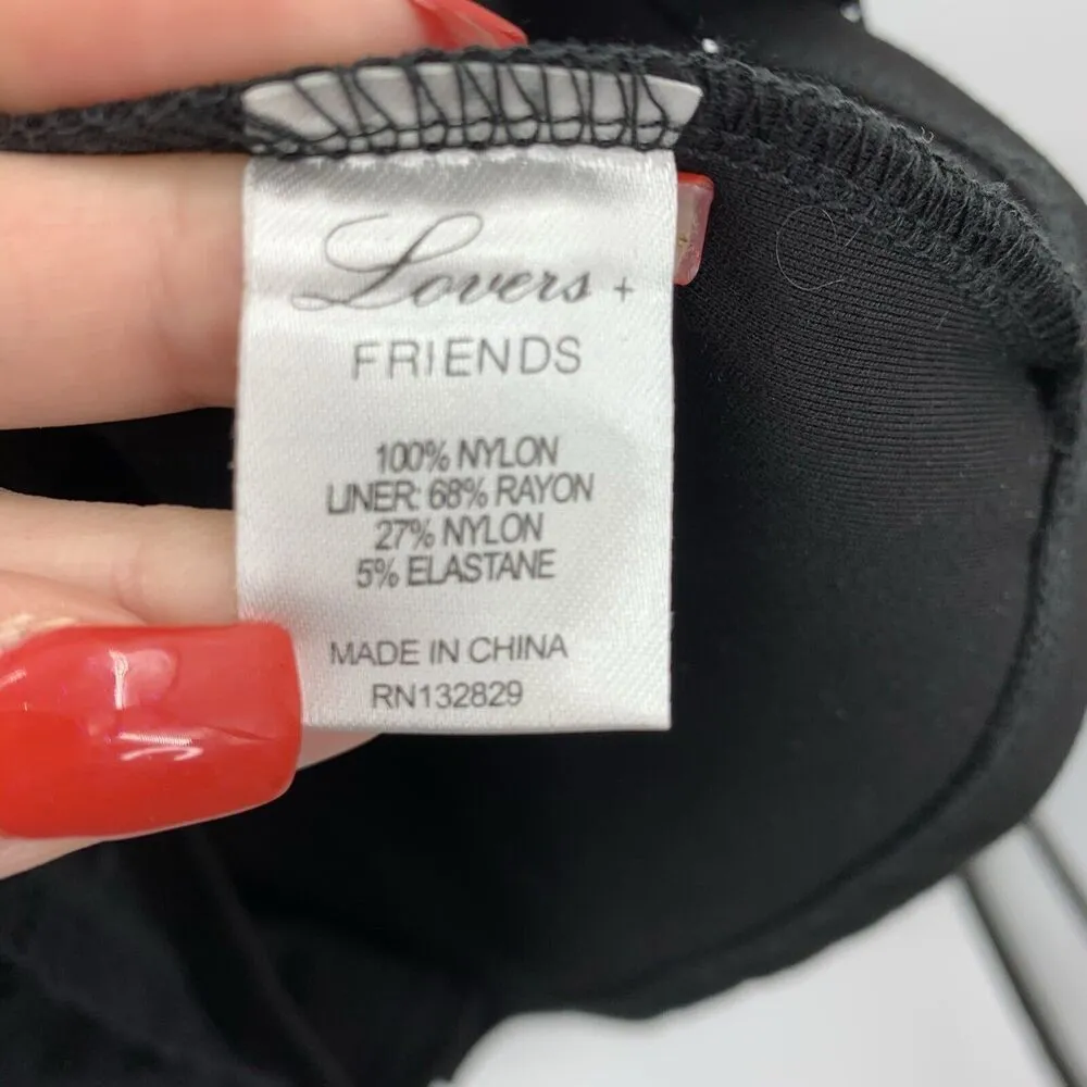 Lovers + Friends Size Sm Dress Wild At Heart Little Black Lace Bodycon Women’s - Image 7