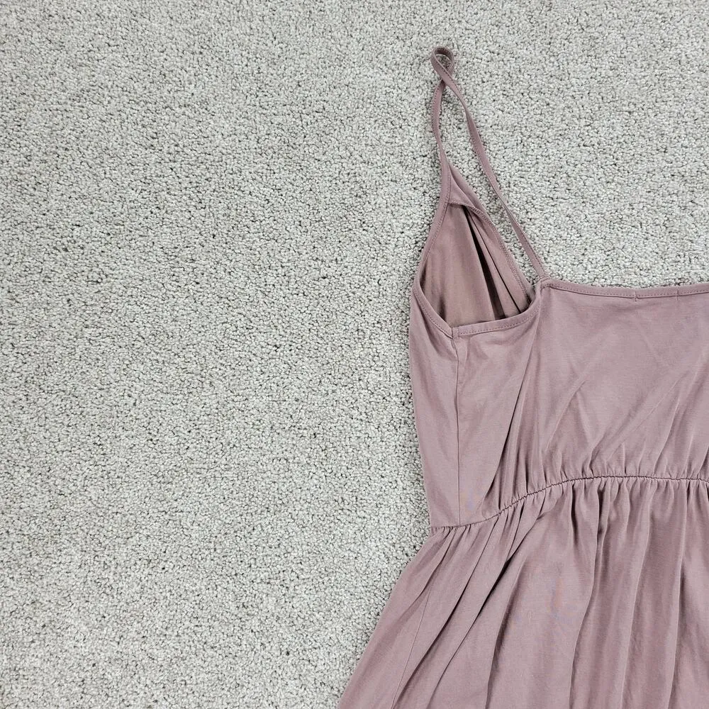 Kimchi Blue Womens Cami Top S Pink Surplice V Neck Spaghetti Strap Smock Waist - Image 9