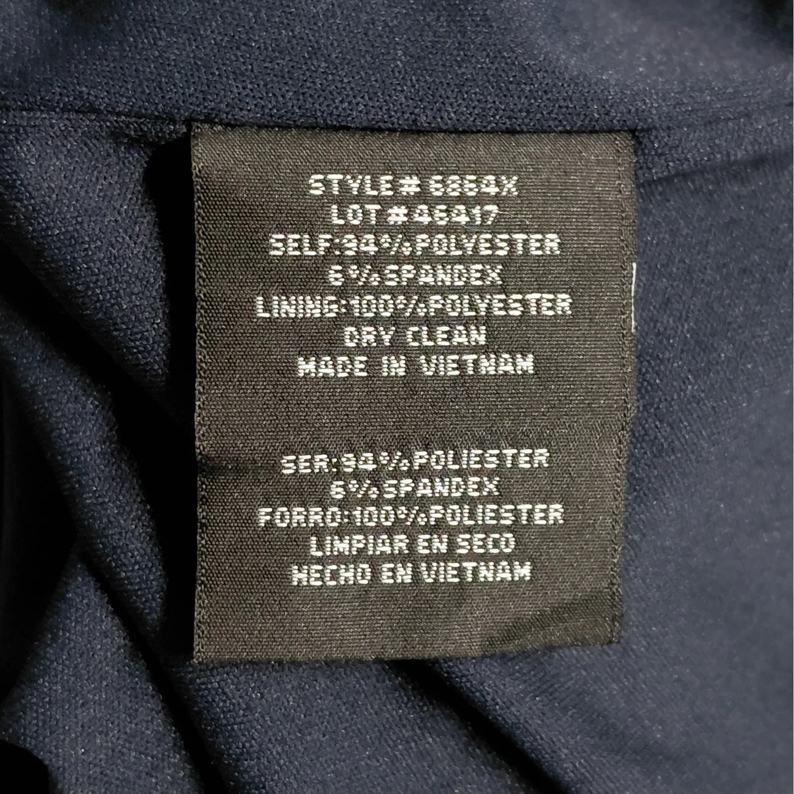 Xscape Formal Evening Gown Women's 10 Blue Long Dress Wedding Party Mother Bride - Image 12