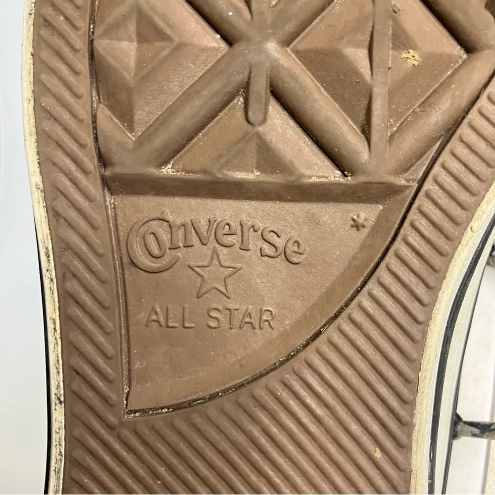 Converse all star animal print color block hightop sneakers women’s size‎ 5 - Image 8