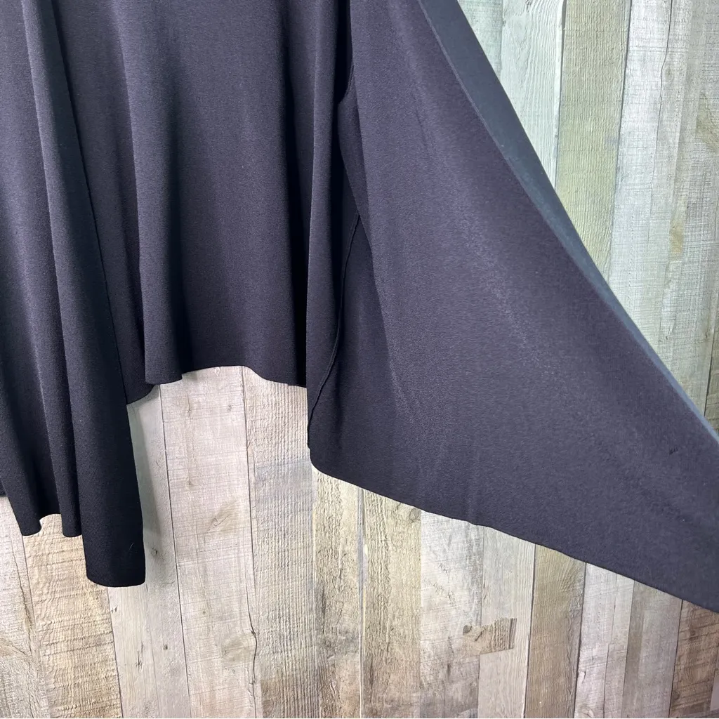 e’lana by Tanner Size 3 Black Open Front Cardigan Sweater Rayon/Nylon Blend - Image 3