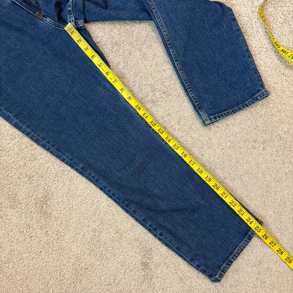 Abercrombie & Fitch The Ankle Straight Ultra High Rise Curve Love Jeans Blue 27 - Image 9