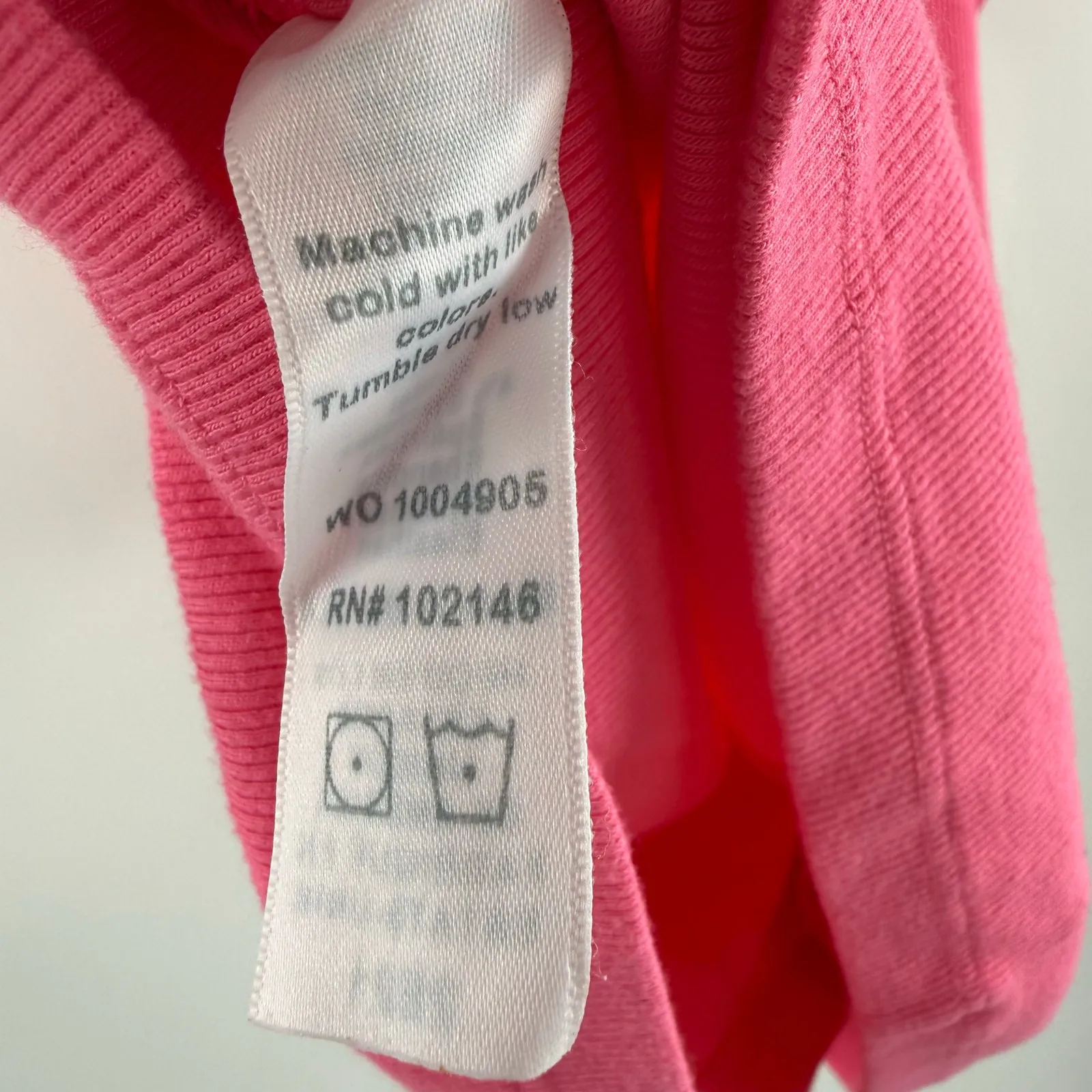 Michael Stars Top Women's Size Extra Large NEW Amara Zinnia Pink Ribbed NWOT - Image 12