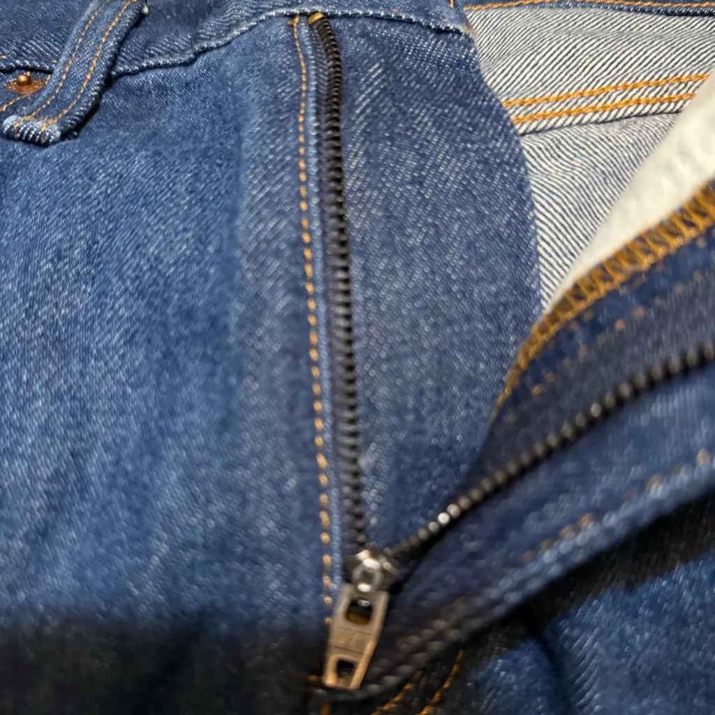 NWT J Crew Womens Shorts Blue Denim Mid Length Cut Off 100% Cotton Size 25 - Image 9