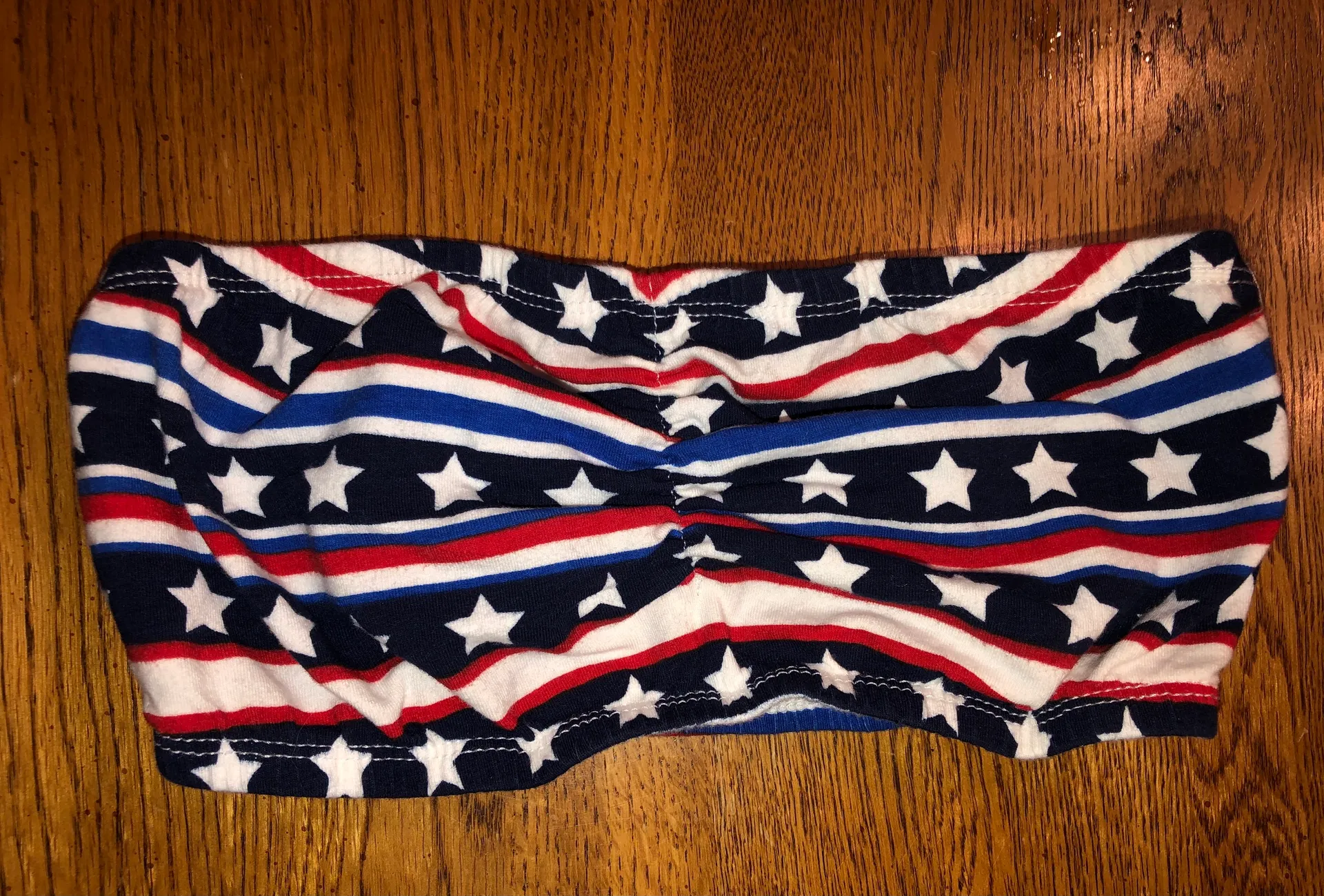 Tube Top Patriotic Red, White And Blue Top - Image 2