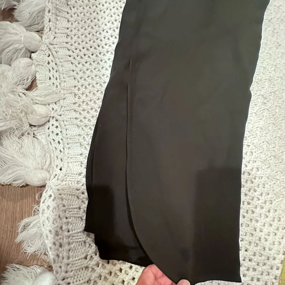 GIORGIO ARMANI LE COLLEZIONI SIZE 10 USA 44 Italy Black Trousers open down - Image 3